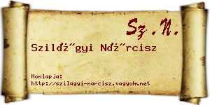 Szilágyi Nárcisz névjegykártya
